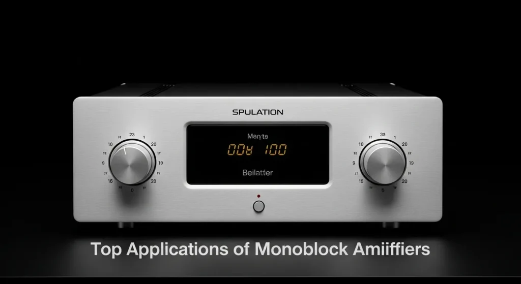 Top Applications of Monoblock Amplifiers