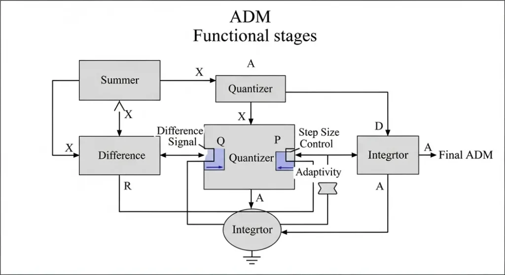 Block diagram of an-ADM transmitter