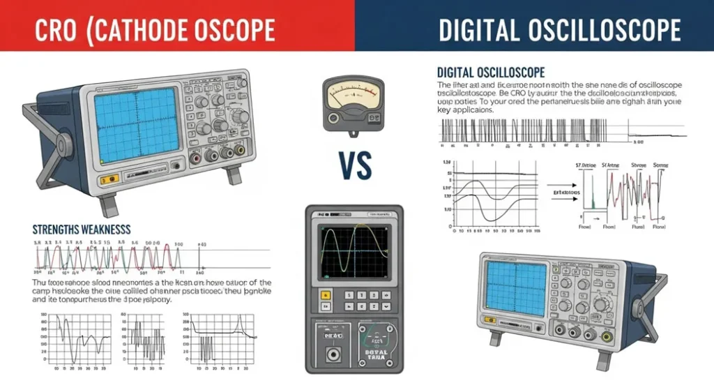 CRO-vs.-Digital-Oscilloscop