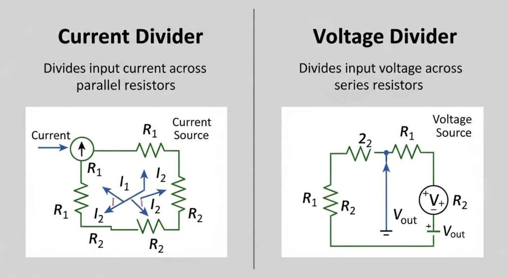 Current Divider vs. Voltage Divider What’s the Difference