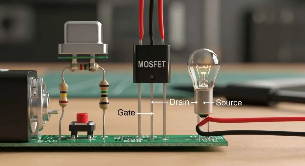 N-Channel MOSFET as a Switch