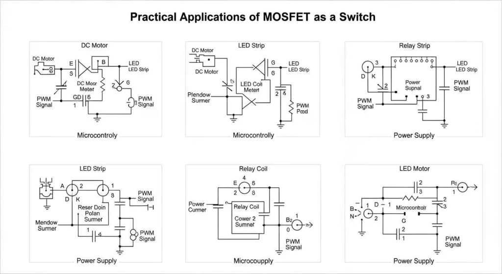Practical Applications of MOSFET as a Switch