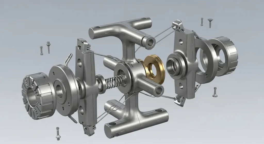 Gyroscope sensor working principle diagram showing Coriolis force in MEMS structure