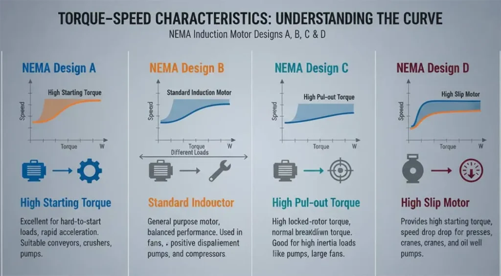 NEMA Design Types How Motors Behave Under Different Loads