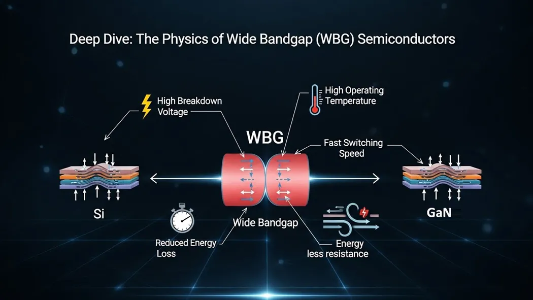 GaN charger wide bandgap semiconductor physics