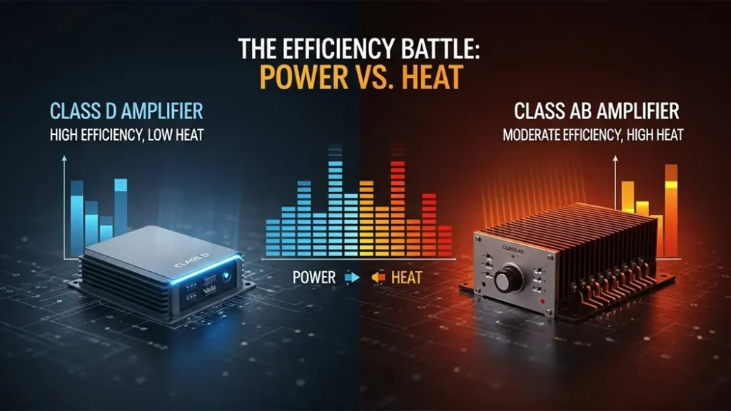 The Efficiency Battle Power vs. Heat