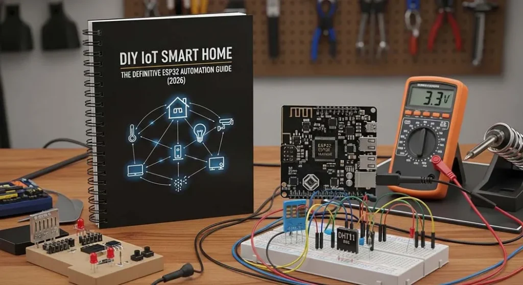 DIY IoT Smart Home ESP32 Automation Setup with Relay Module