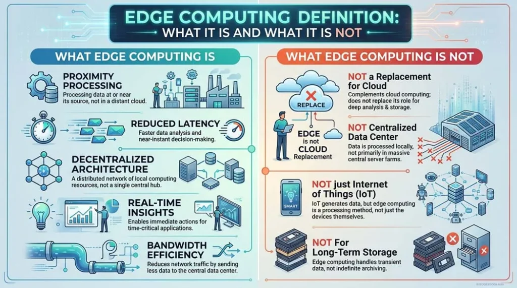 Edge Computing Definition What It Is and What It Is Not