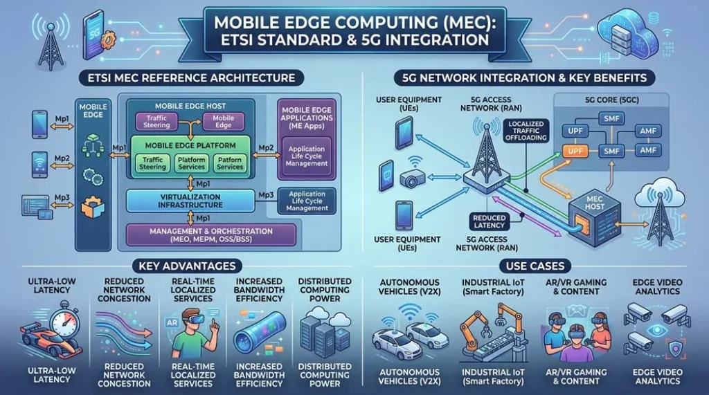 Mobile Edge Computing (MEC) ETSI Standard & 5G Integration